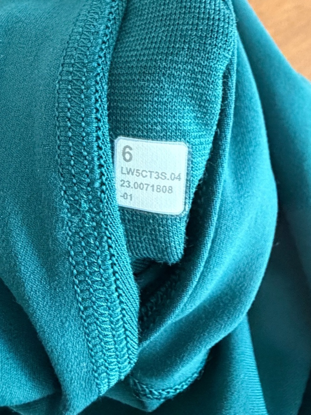 New With Tags Lululemon Align High Rise Pant 25" Size 6 in Storm Teal - Picture 4 of 4